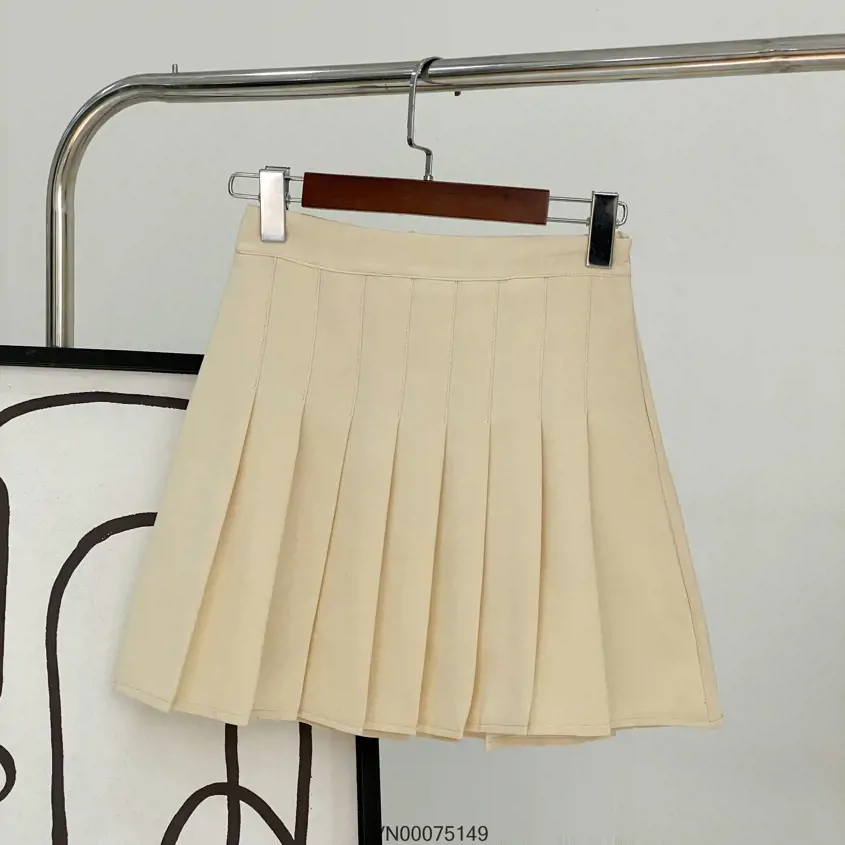 Chân Váy Chữ A xếp ly lệch dáng dài đính cúc chân váy công sở thời trang nữ  | Lazada.vn