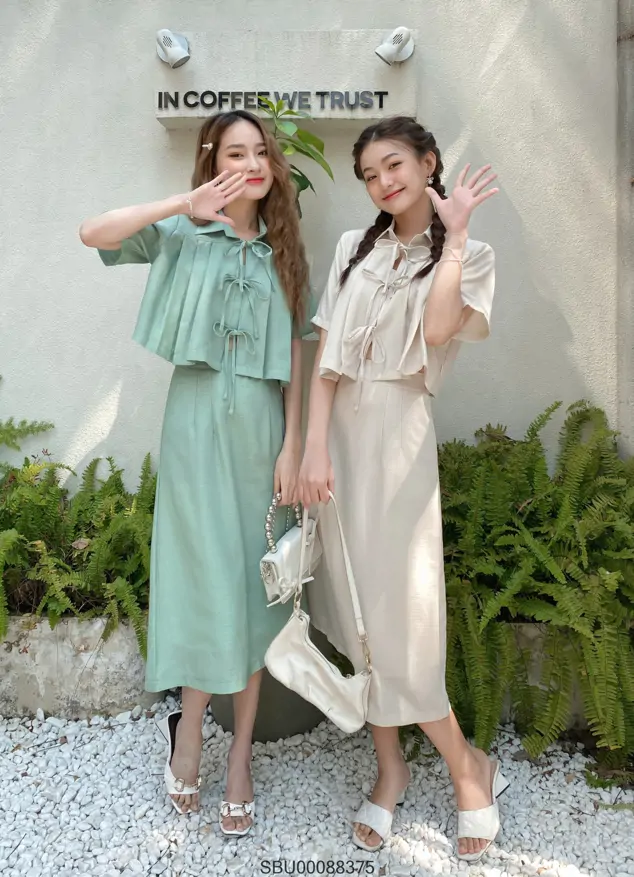 Chân Váy Nữ Công Sở NK Fashion Dáng Dài Đuôi Cá Lệch Kèm Đai Eo, Chất