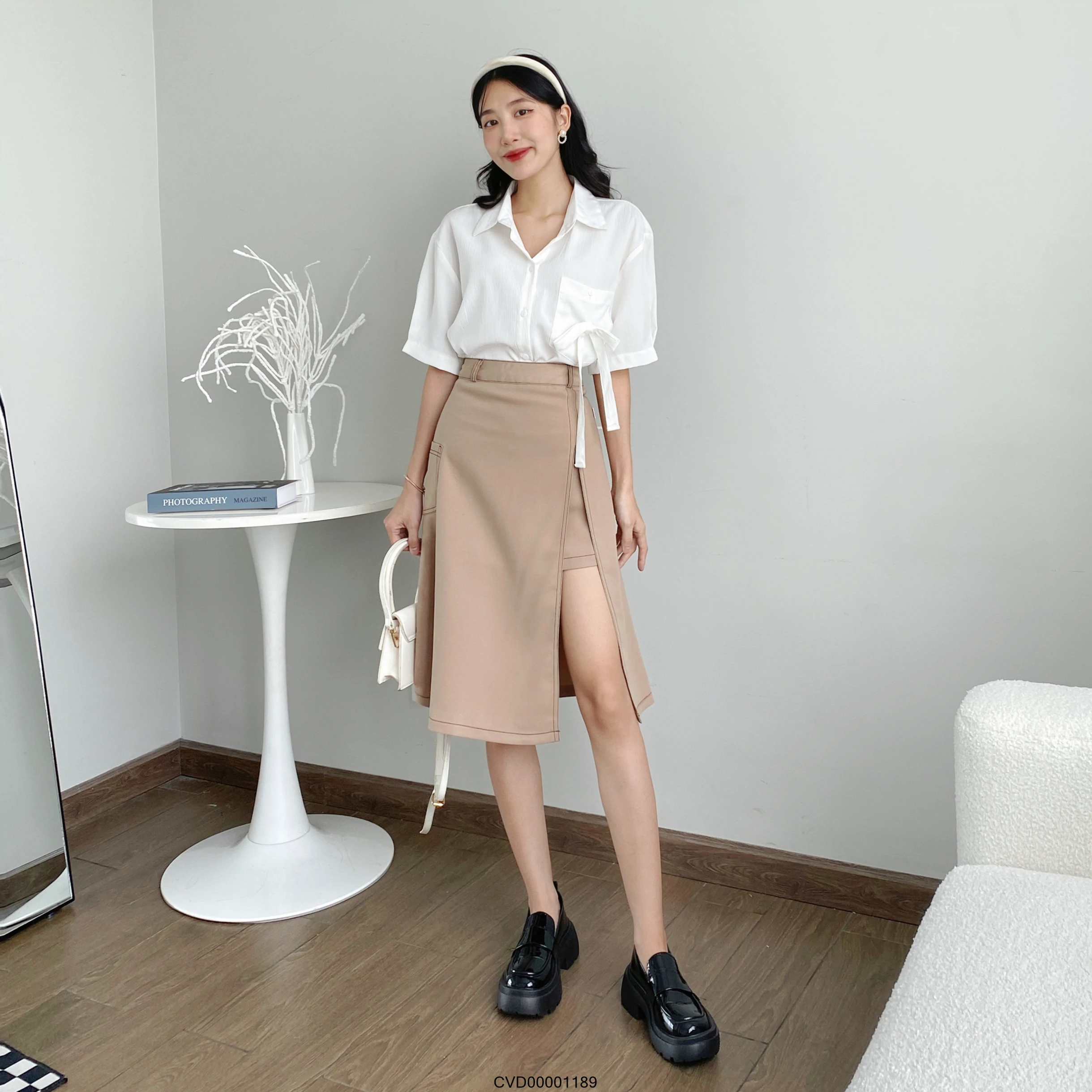 Chân váy dài xẻ tà hở đùi màu đen Công sở mẫu mới ullzang Đẹp Loại 1 hot  2021 | Shopee Việt Nam