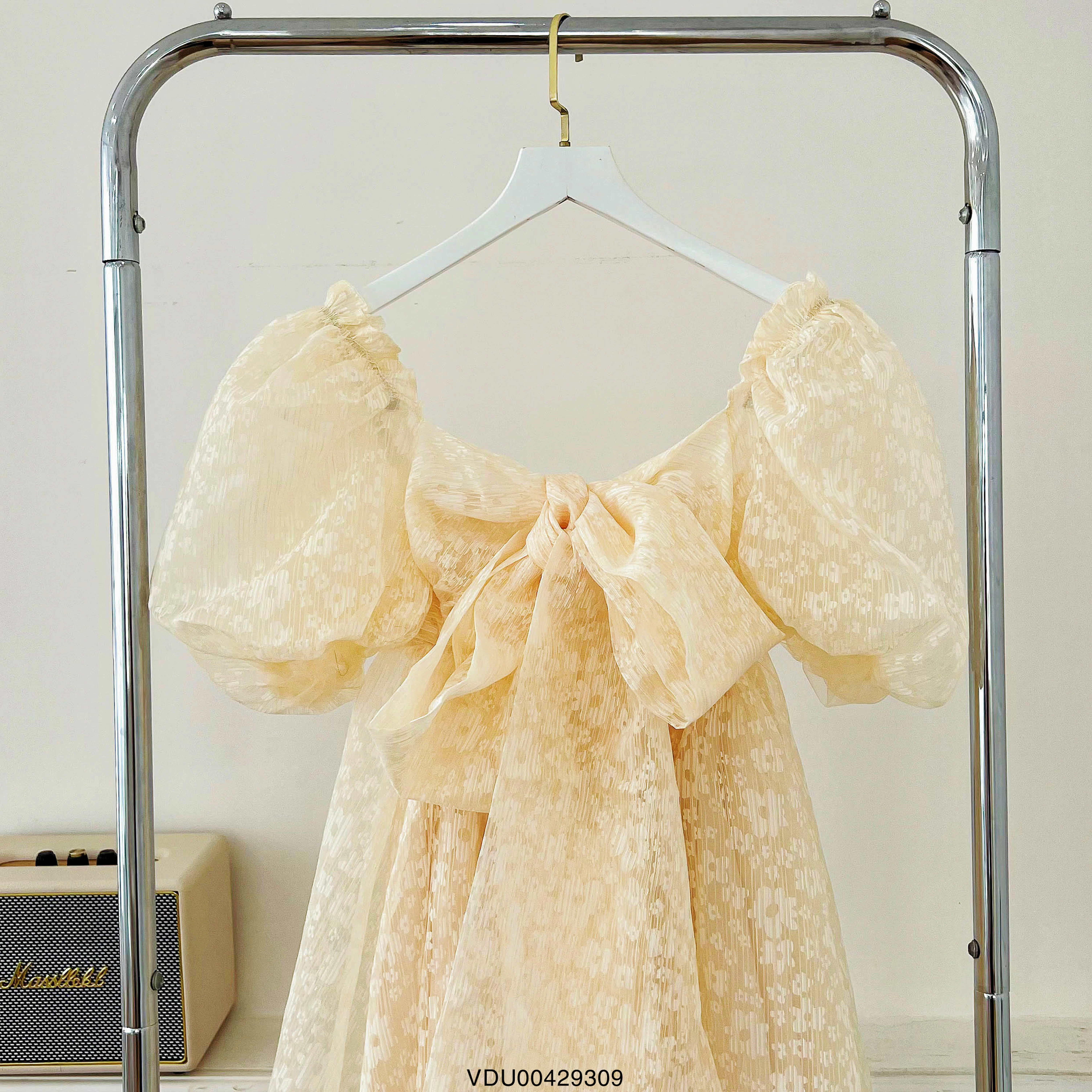 Váy babydoll có dây thắt nơ sau lưng, tiểu thư, bánh bèo - Hàng chất lượng  cao V19 | Lazada.vn