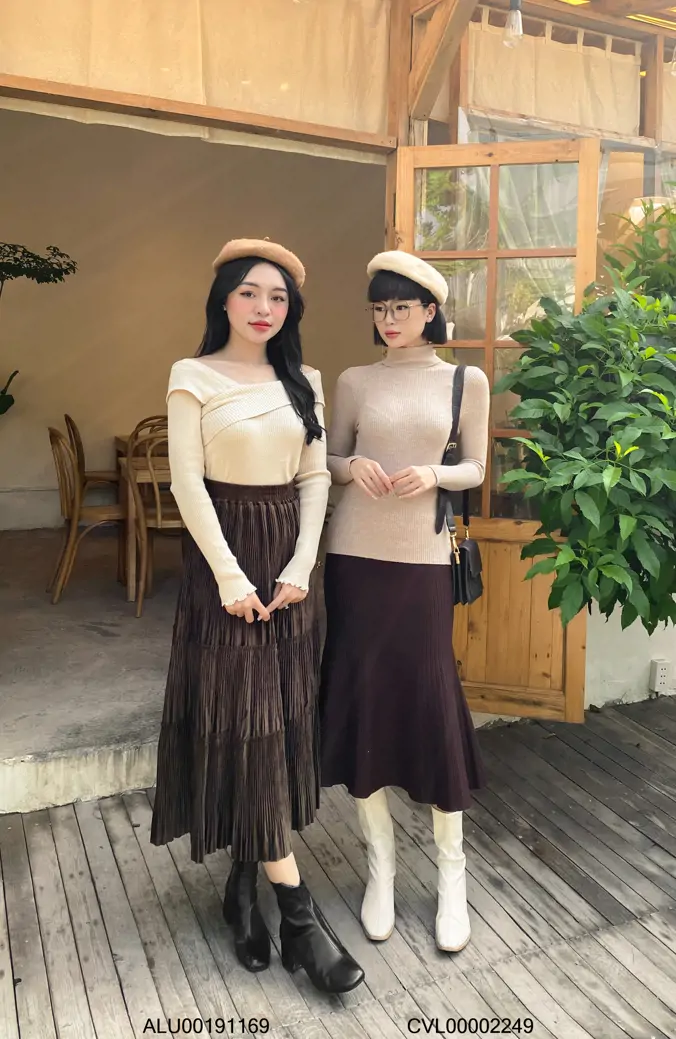 A484 Váy bà bầu trong mùa thu đông cộng với nhung dày ở phần dài với mẹ bầu  ấm áp váy đầm mùa đông 2020 | Shopee Việt Nam